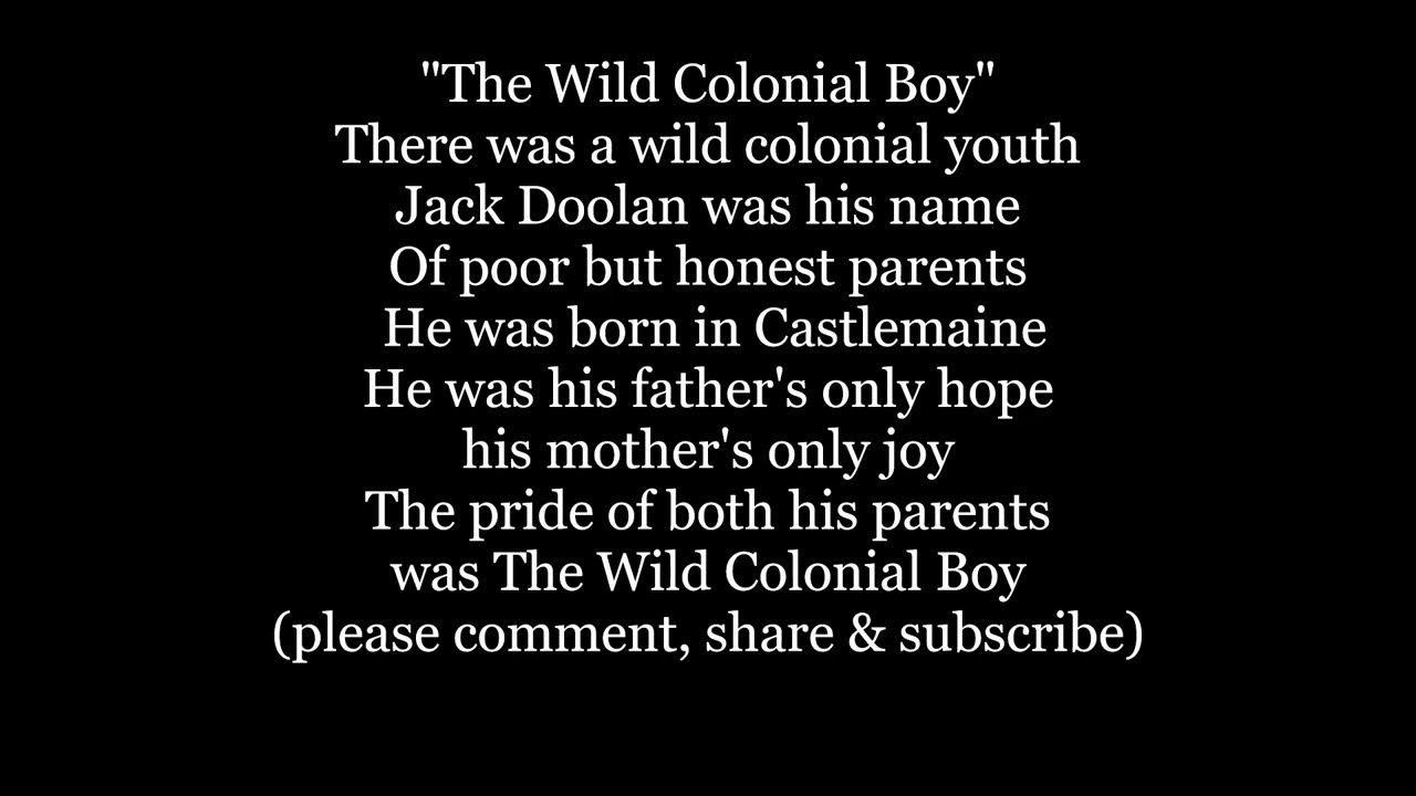 the-wild-colonial-boy-lyrics-word-text-trending-irish-australia-jack