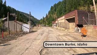 Cooper Pass from Montana to the Ghost Town of Burke and historic Wallace, Idaho