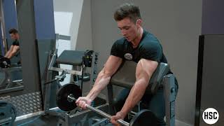 Ez Bar Preacher Curl