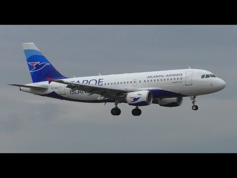 Atlantic Airways (Faroe Islands) Airbus A319 OY-RCI - Edinburgh Airport (EDI/EGPH) with ATC