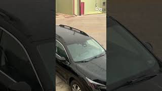 Hail falls across OKC metro during Tuesday's severe thunderstoms