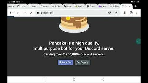 how to add the pancake bot in you r discord server