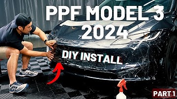 DIY PPF Install On Model 3 Highland Front Bumper