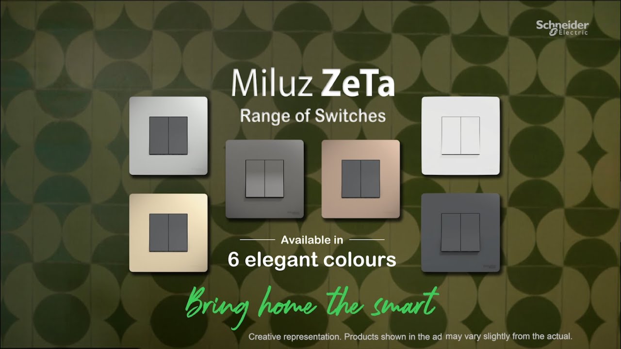Schneider Electric Miluz ZeTa Switches