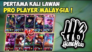 PERTAMA KALI Ketemu Lawan Pro Player MALAYSIA! Full Team HomeBois!!