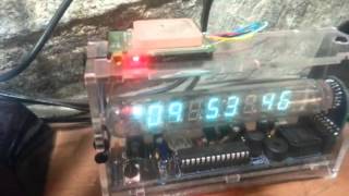 Vacuum fluorescent display (VFD) Clock with GPS modification to keep time always right