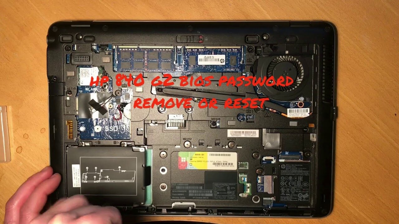 Hp Zbook 15 G2 Bios Password Reset hp 840 g2 bios password remove or reset - YouTube