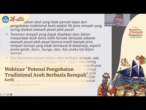 Potensi Pengobatan Tradisional Aceh Berbasis Rempah || Festival Bumi Rempah Lhokseumawe untuk Dunia