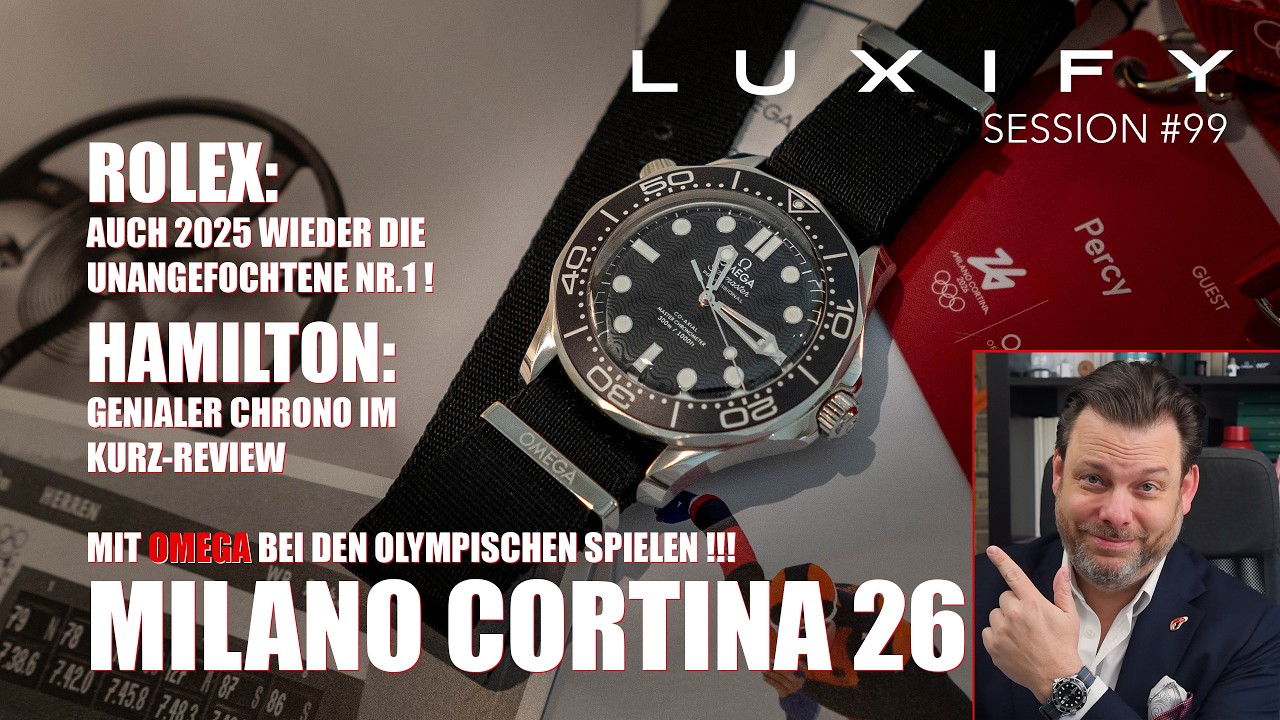 Rolex übertrumpft alle! Omega Zeitmessung bei Olympischen Spielen, Hamilton American Classic Chrono.