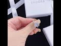 Endora peardrop engagement ring