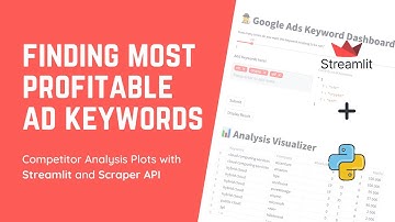 Finding the Most Profitable Keywords by Plotting Competitor Analysis Graphs — with Python Streamlit
