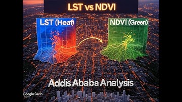 Correlation Analysis || "Analyzing LST and NDVI on Google Earth Engine (GEE)"
