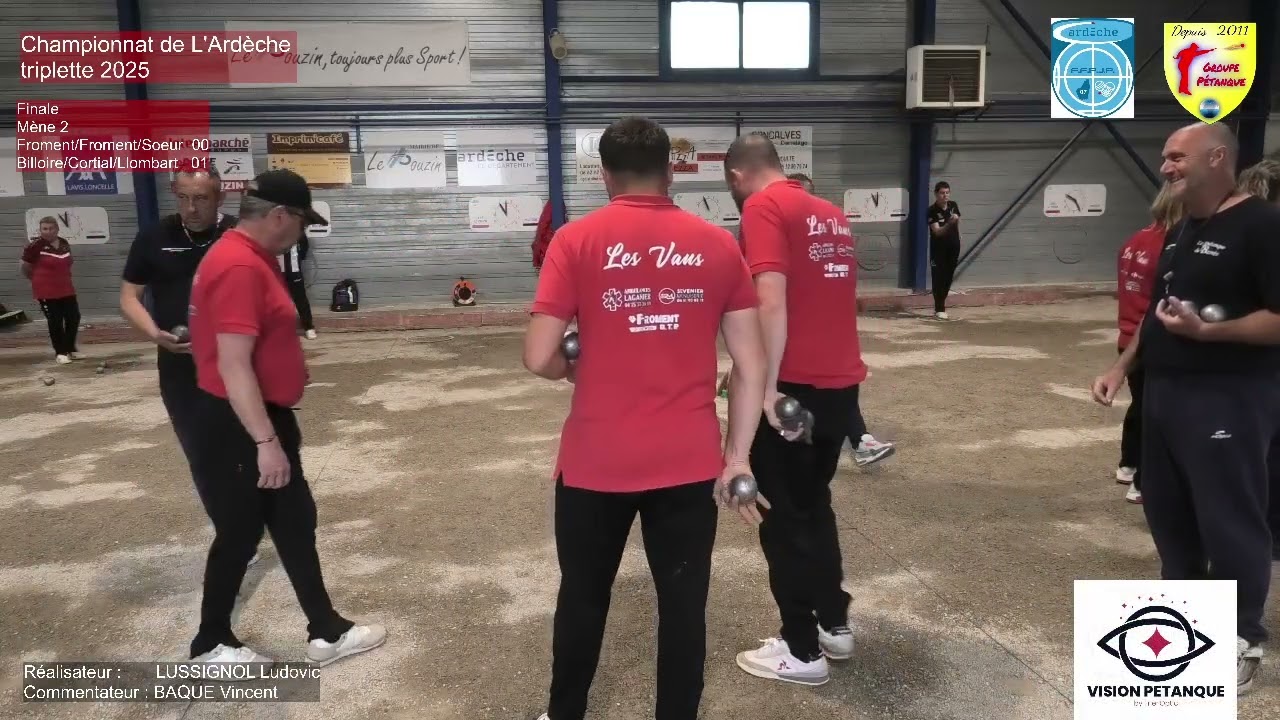 Miniature de la vidéo : Finale de Championnat triplette de L'Ardèche