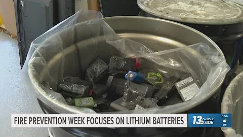 Fire Prevention Week has special focus on dangers of lithium batteries