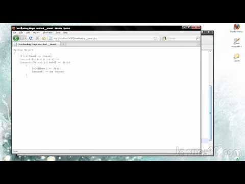 OOP PHP #21 : overloading __unset