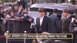 BTS Red Carpet 2018 Korean Popular Culture & Arts Awards.