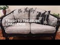 Trash to treasure Thrifted Sofa
