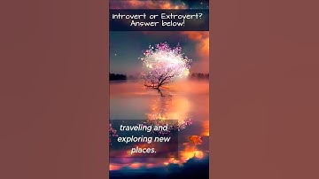 Introvert or extrovert?