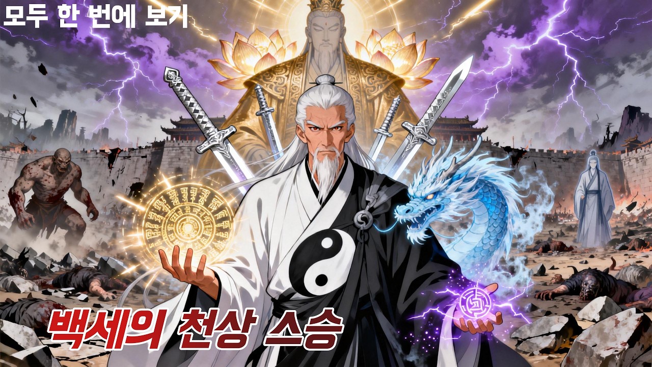 【FULL】세계 최초 공개!🔥백세 노인 천상 고수가 하늘을 거스르는 경지를 일깨우며, 최고 경지의 황금광명주와 오뇌정통법을 손에 넣었다!#웹툰 #웹툰더빙 #웹툰추천 #manhwa