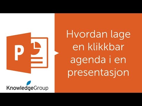 Video: Hvordan Lage Riktig Presentasjon