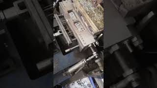 Lead acid battery casting mold testing.