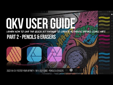 QKV Reloaded User Guide Series - Part 2 - Pencils & Erasers