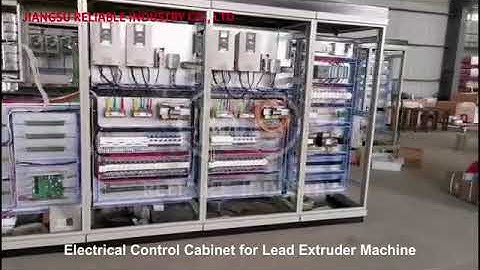 Electrical Control Cabinet for Lead Extruder Machine