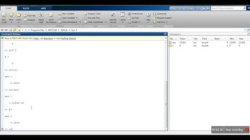 Getting started with MATLAB: Basic operations