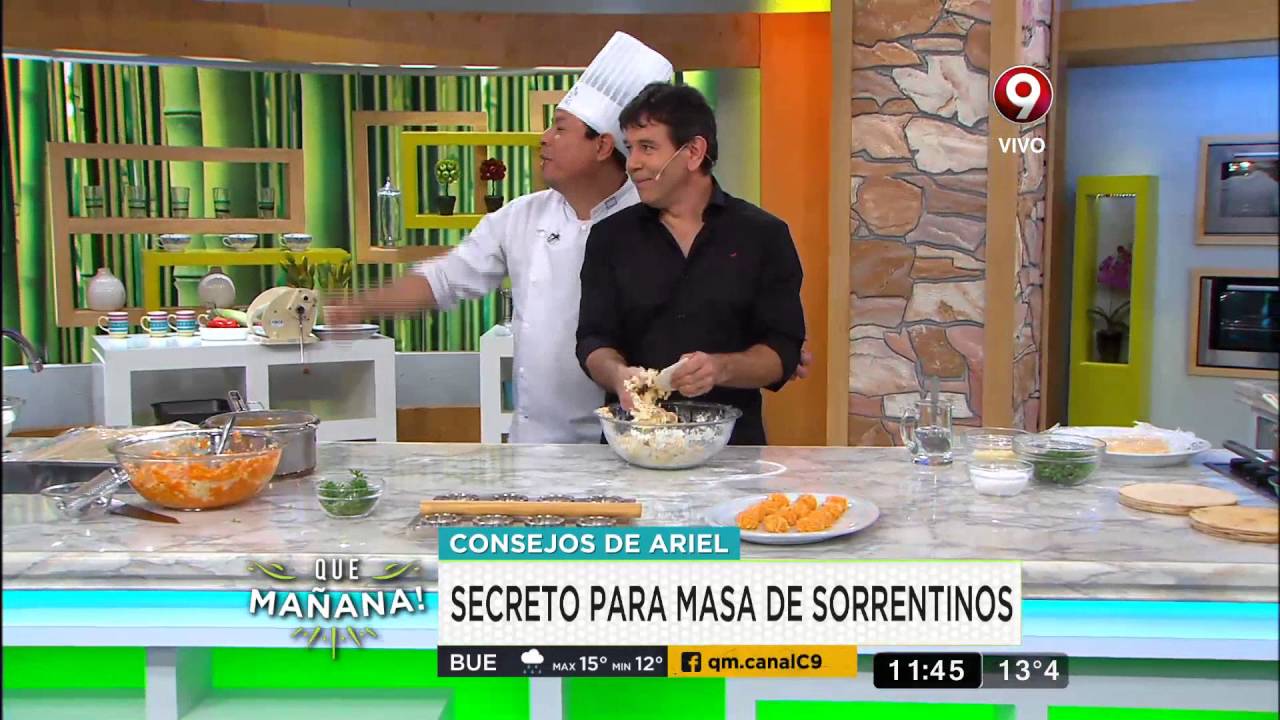 Receta de hoy: Sorrentinos de calabaza, pollo y mozzarella