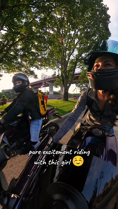 I'm so excited! @babythrottlez #excited #bestie #bikelife #viral #fyp #fypage #yamaha #r7 #insta360