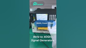 9kHz to 40GHz Compact Signal Generators,  #signalgenerator #microwavetechnology