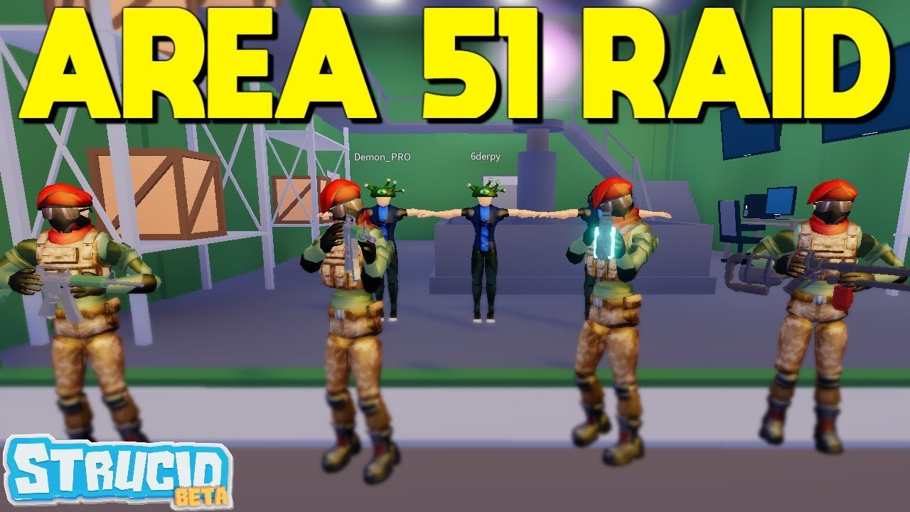 Raiding Area 51 With Guns In Strucid Gone Wrong Youtube - roblox raid area 51 roblox hack pc