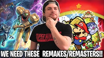 5 Nintendo Games That DESERVE Remaster/Remake on Switch!