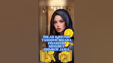 INILAH 6 WETON TANGGUH SECARA FINANCIAL MENURUT PRIMBON JAWA #shorts #feedshorts