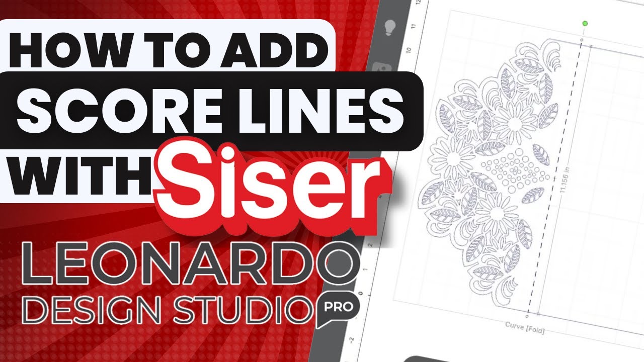 Create Score Lines In Siser Leonardo Program Like A Pro - Siser Tutorial