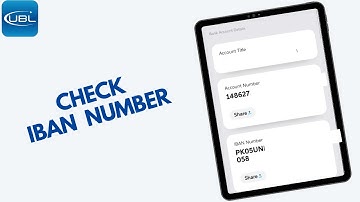 How to Check account IBAN number of UBL Digital app