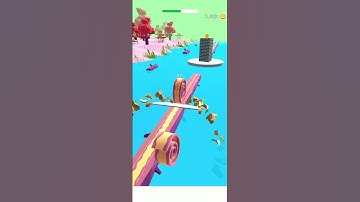 spiral roll Game All levels Gameplay Walktrough New Level  #shorts