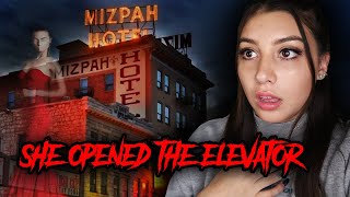 GHOST OF THE LADY IN RED SHOWS HERSELF TO US! (HAUNTED MIZPAH HOTEL) **SCARY** | PART 1 screenshot 5