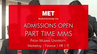 Part Time Mms Admission Open 2022 Met Insute Of Management