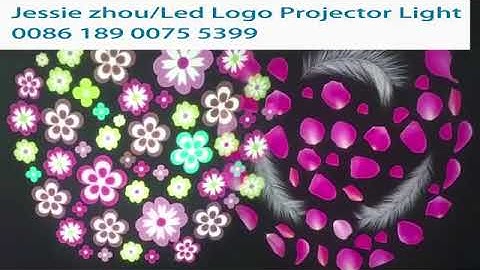 full color led gobo projector light