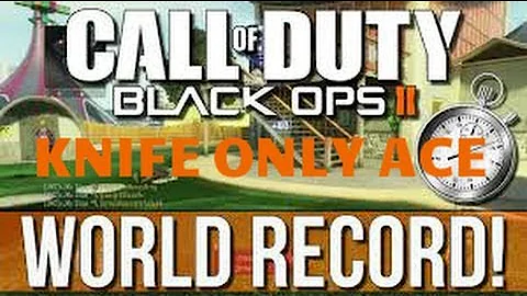 Worlds FASTEST Black Ops 2 Knife Only Ace (9 Seconds)