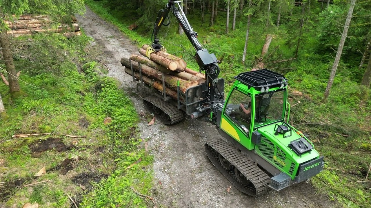 Jarcrac Evopro tracked forwarder in Germany