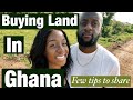 BUYING LAND IN GHANA! TOP TIPS! WE BOUGHT LAND CHEAP IN 2020!