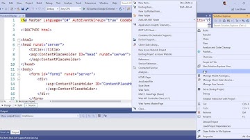 Tạo một trang master trong ASP.NET