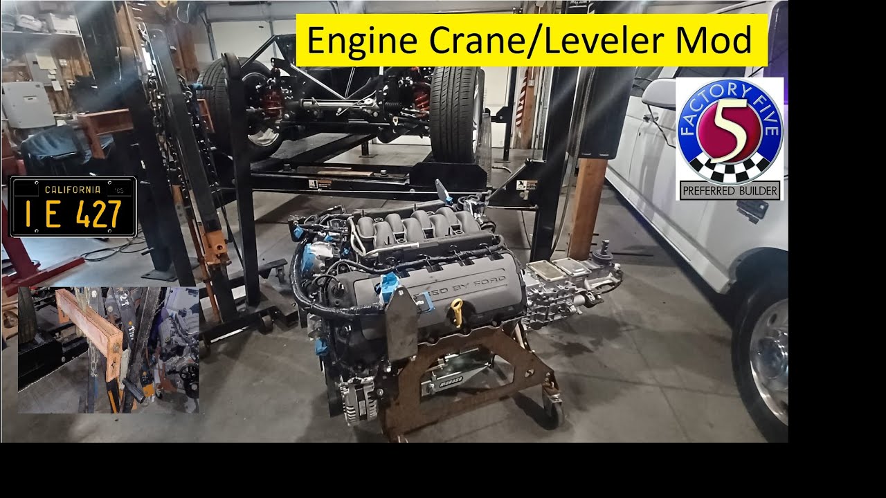 Engine Crane/Leveler Mod - YouTube