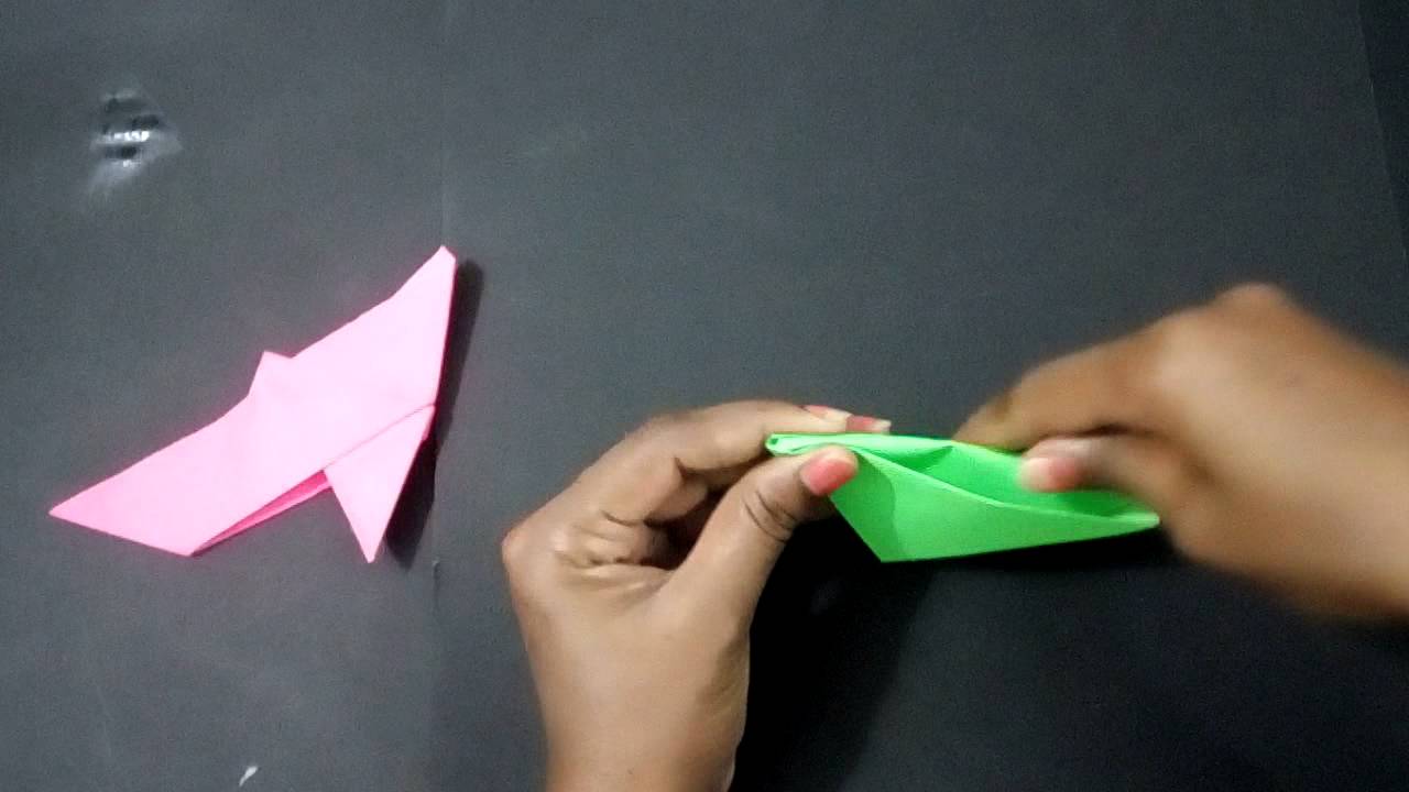 How to make a Paper boat with anchor. origami anchor boat YouTube