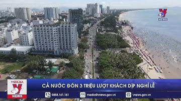Cả nước đón 3 triệu lượt khách dịp nghỉ lễ
