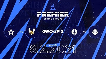Complexity vs Vitality, EG vs G2 | BLAST Premier Spring Group 2 Day 1