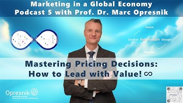 Marketing 101: Smart Pricing Decisions that Drive Growth! | Podcast 5 with Prof. Marc Opresnik 🎓