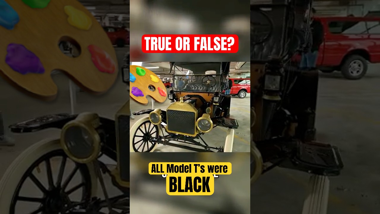 This is Why You Only See BLACK Model T's
